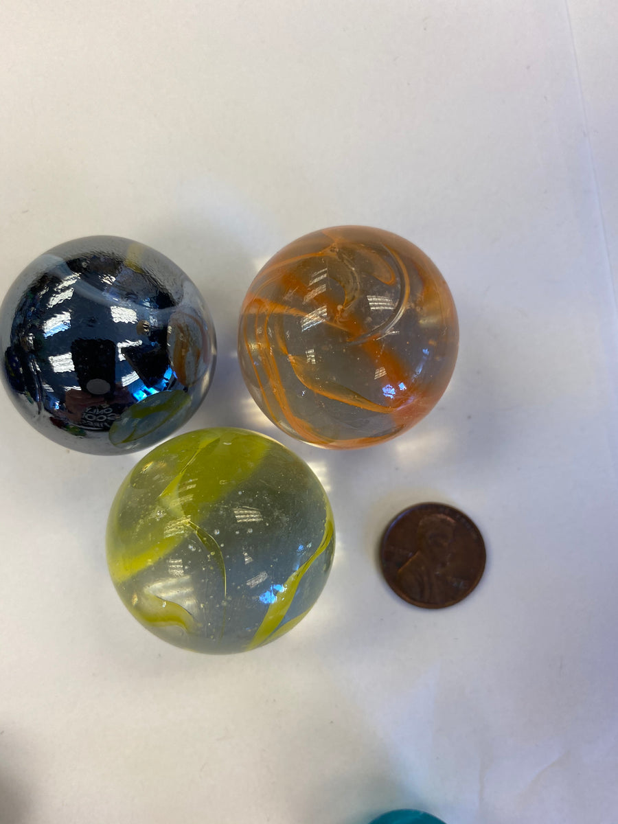 M226 1-in. Clear Shiny Glass Marbles