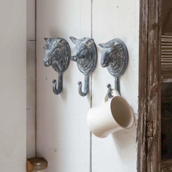 Cast Iron CAT TAIL Wall Hooks- Asst. – Lee's Shops at Wagner Square