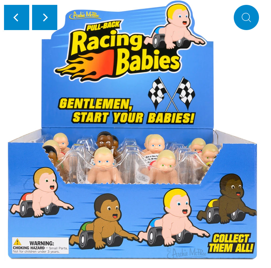 Archie Mace Racing RACING BABIES by Archie McPhee – Lee's Shops at Wagner Square