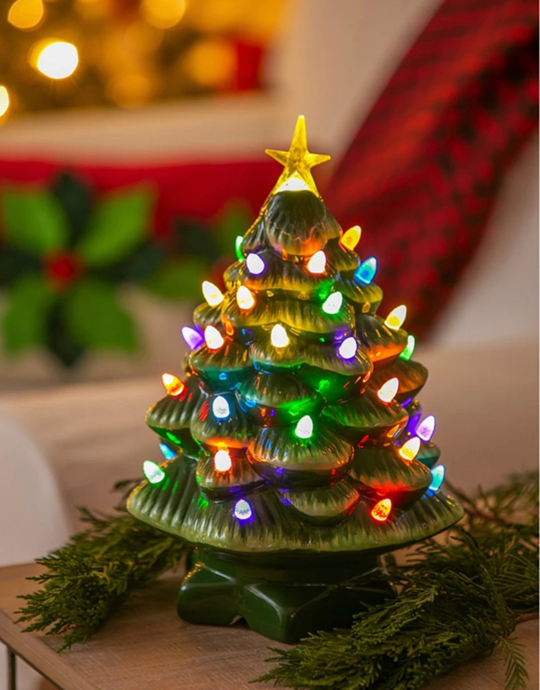 14 LED CERAMIC CHRISTMAS TREE W/ LIGHTS & MUSIC – Lee's Shops at