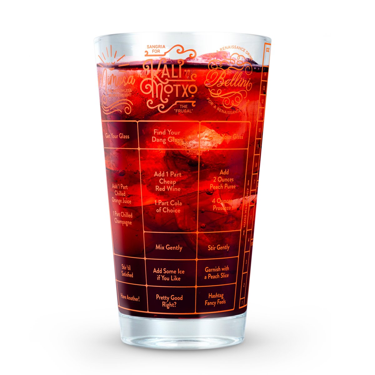 Good Measure Wine COCKTAIL Recipe GLASS by FRED – Lee's Shops at
